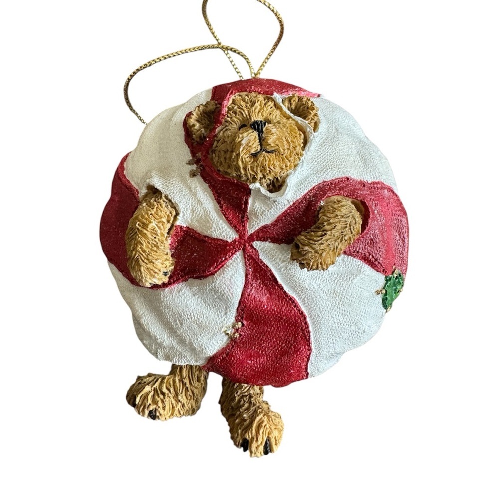 Boyd’s Bear Mintly Peekers, 2nd Ed, 2003 Ornament, Good Condition No Box